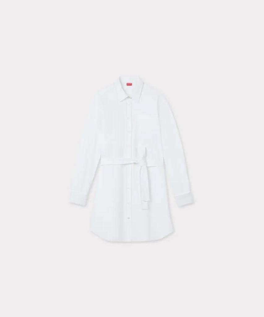 KENZO Women'S 25Ss Kimono Sleeve Shirt Dress_K255Awi101Whb