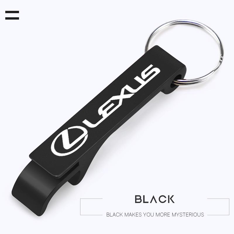 Car Logo Beer Bottle Opener Keychain Metal Key Ring For Lexus F SPORT ES RX NX LS UX LM LX GX LC RZ IS CT GS RC HS SC TX LBX IS3