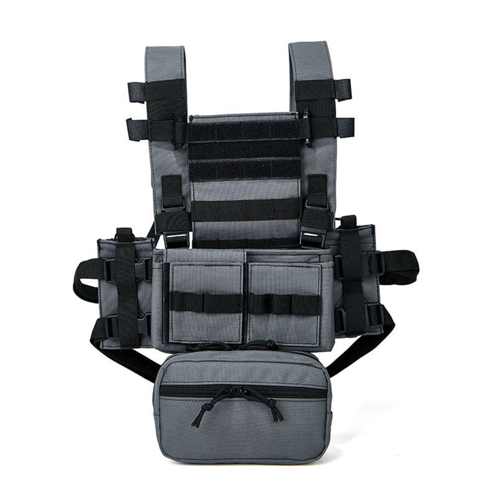 Tactical Vest Light Weight MK3 Combat Chest Rigs Outdoor Hunting Protection Horness Gears With Molle System.