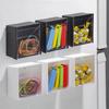 Plastic Magnetic Storage Box Space Saving Dustproof Mini Storage Box Square with Transparent Lid Wall Mounted Storage Boxes