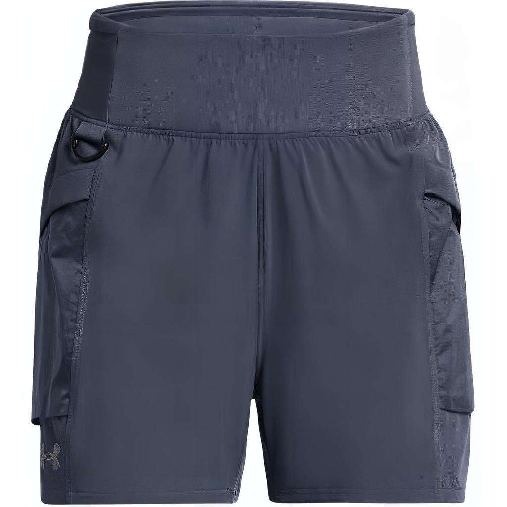 Under Armour Запуск Solid Удобные спортивные повседневные шорты женские шорты Storm-Gray 1383360-044