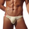 Men Briefs T Shape Thin High Elasticity Solid Color U Convex Pouch Male