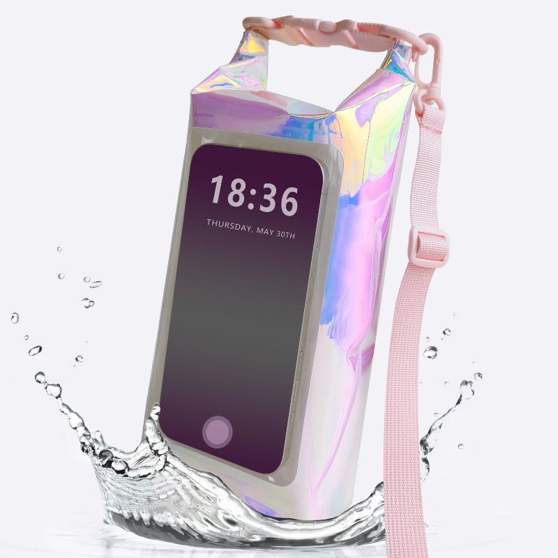 IP68 Waterproof Mini Bucket Bag CaseMate Soap Bubble Dry Sack with Strap for Beach Hiking Camping