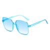 Large Frame Korean Gradient Men Sunglasses UV Resistant Square Frame Women's Glasses  Accessories