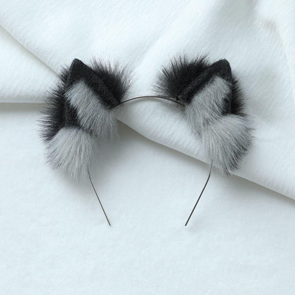 Hairband Idol Doll Headwear Cat Ear Black White Headwear for Cotton Doll  Idol Doll Accessories