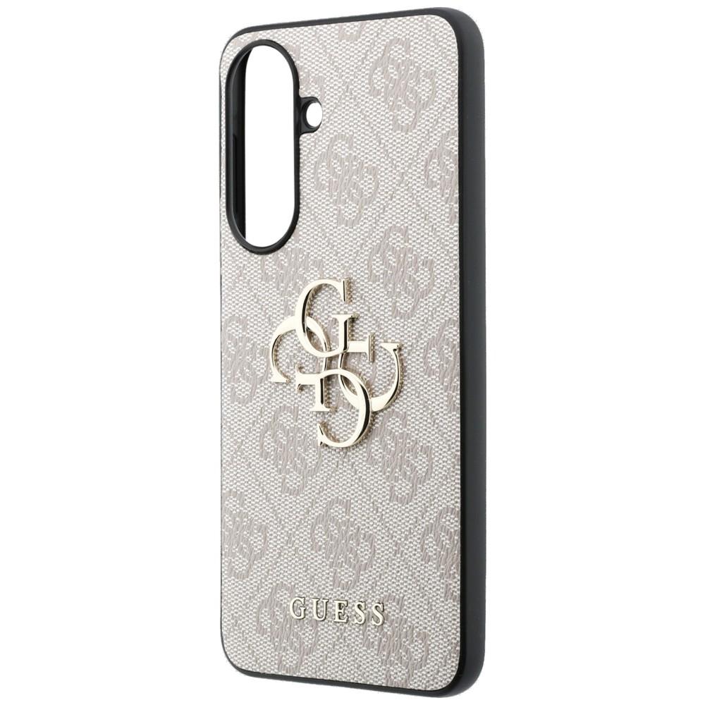 Etui Guess Leather 4G Metal Logo Do      Samsung Galaxy A37 5G Różowy
