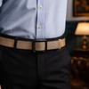No Hole Design Men Belt Soft Jeans Belt Practical Adjustable Web Belt  Outdoor Activities