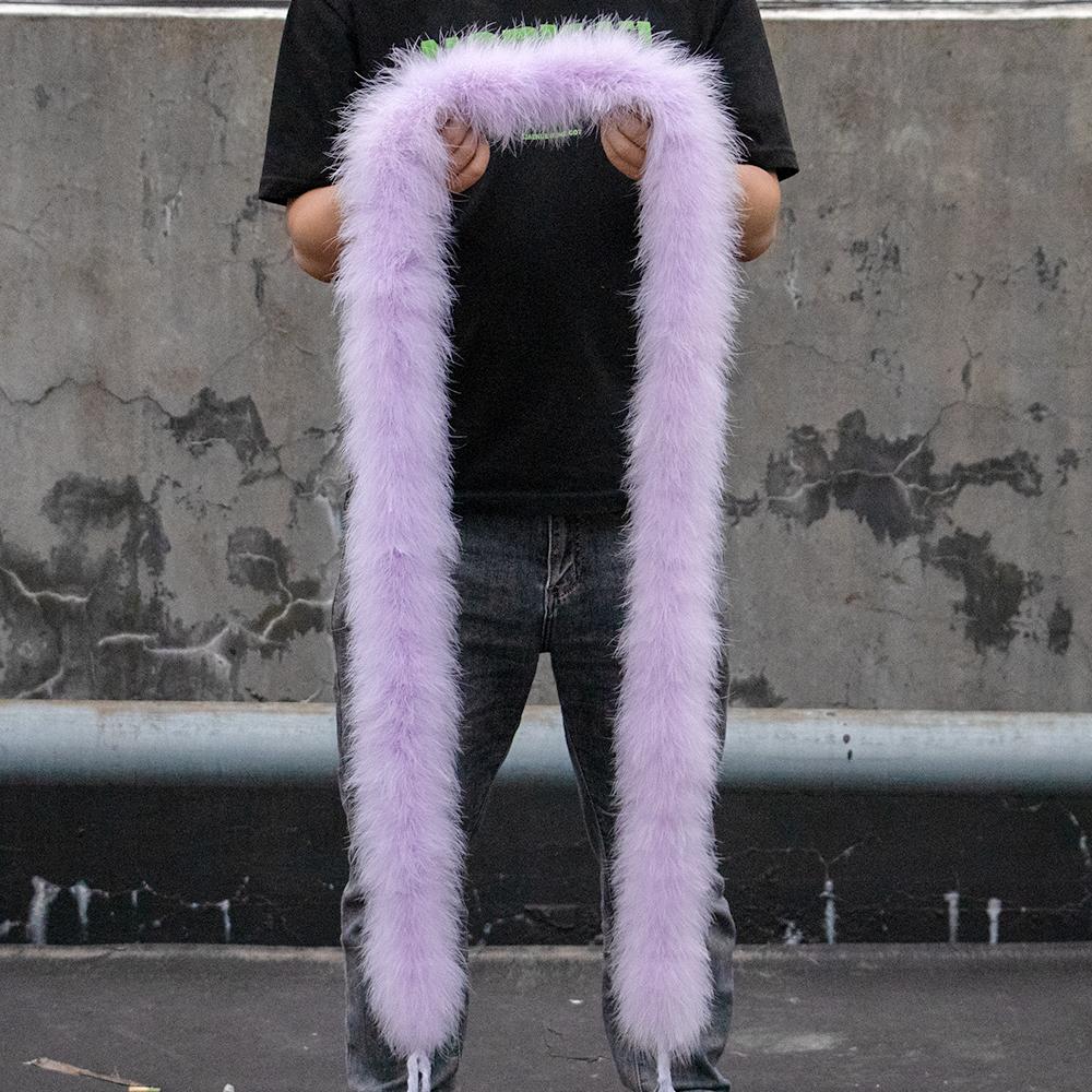 2Yards Colorful Marabou Feather Boa 50g Turkey Plumes Boas Shawl for Wedding Cosplay Clothing Accessory Decoration Plumas Boa