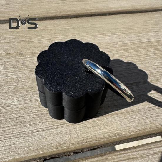 Keychain Pill Box Waterproof Compact Mini Holder Lightweight 3D Printed Container with Key Ring Small Pill Organizer Case