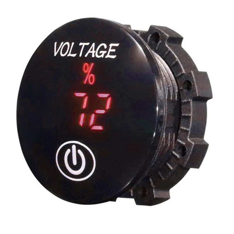 DC12V 24V Вольтметр Светодиодный Цифровой Дисплей Индикатор Напряжения Для Модификации Электросистемы Автомобиля