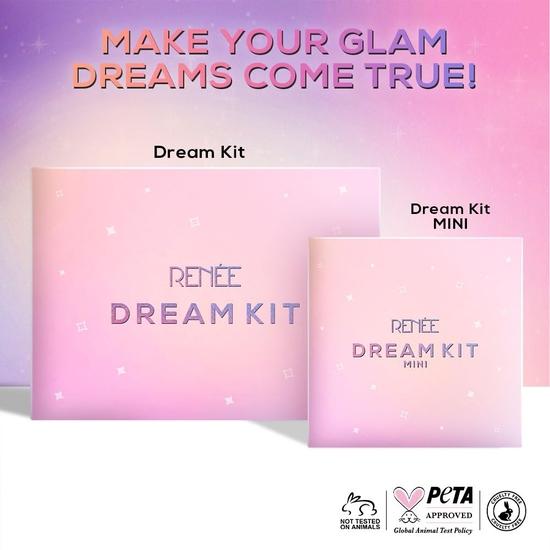 RENEE Dream Kit Mini Combo из 5 предметов – праймер с фильтром, парфюмированная вода, карандаш-каял, PH-стик, матовая помада
