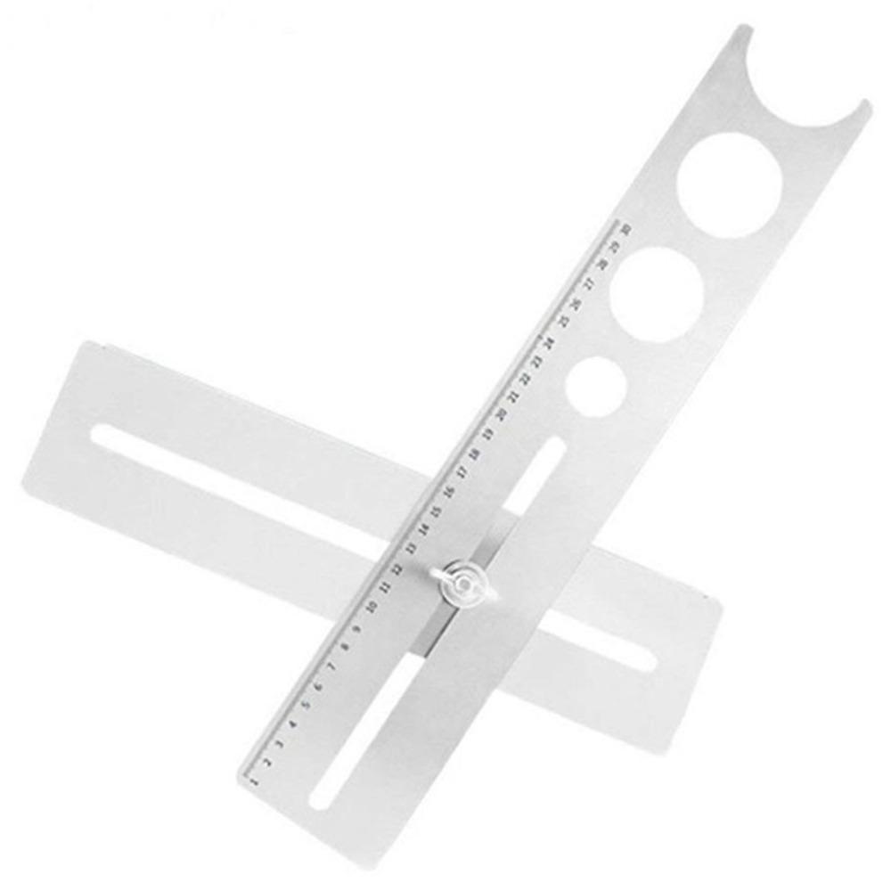 Portable Design Tile Hole Locator Stainless Steel Drilling Guide Finder For Wood Drilling
