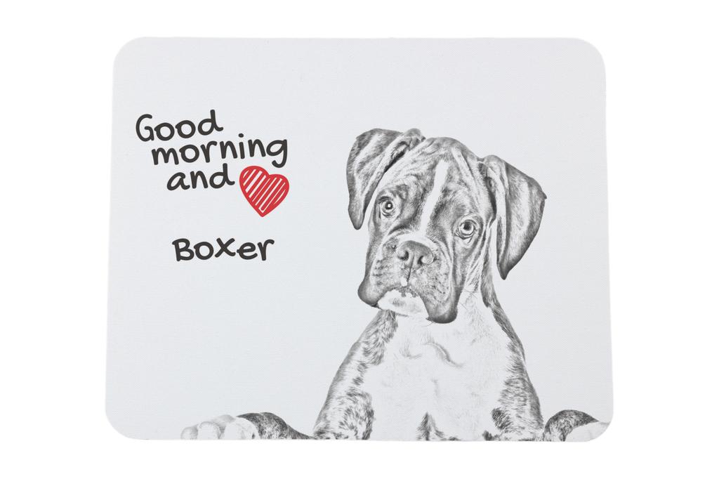 Boxer, German Boxer III – Mouse pad with print, personalized dog-themed mouse pad | Art-Dog