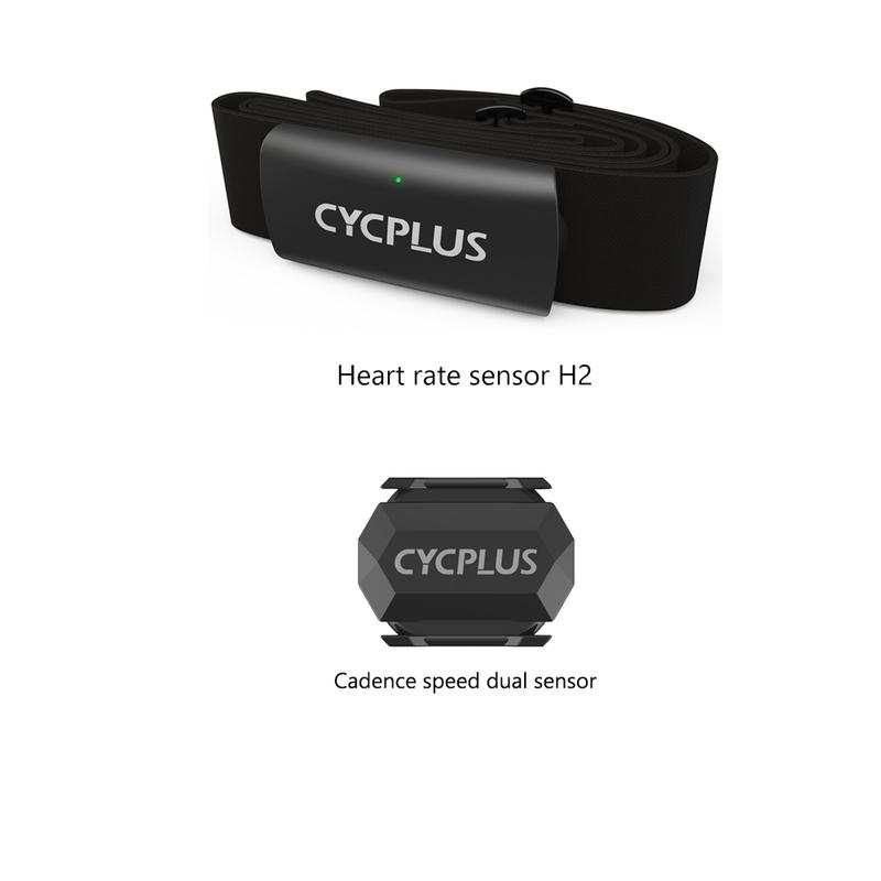 CYCPLUS Нагрудный датчик пульса BLE ANT+ IPX7 Грудной ремень для измерения пульса Аксессуары для велокомпьютера Велоспорт Датчик каденса и скорости