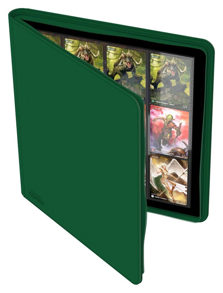 Ultimate Guard QuadRow ZipFolio XenoSkin Green 24-карманный