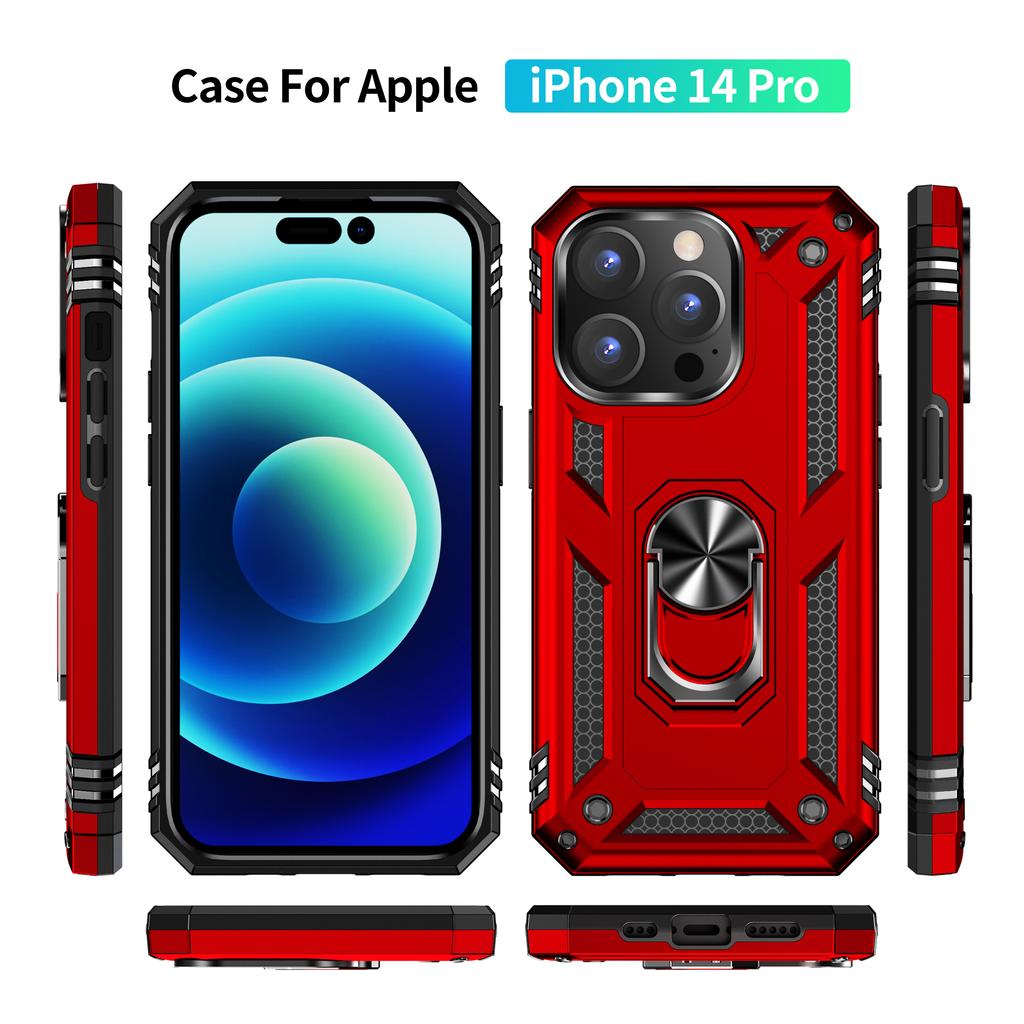 Magnetic Car Ring Holder Phone Cover For iPhone 14 13 12 11 Pro Max 13 12 Mini 14 Max Case For iPhone XR X XS Max 7 8 Plus Funda