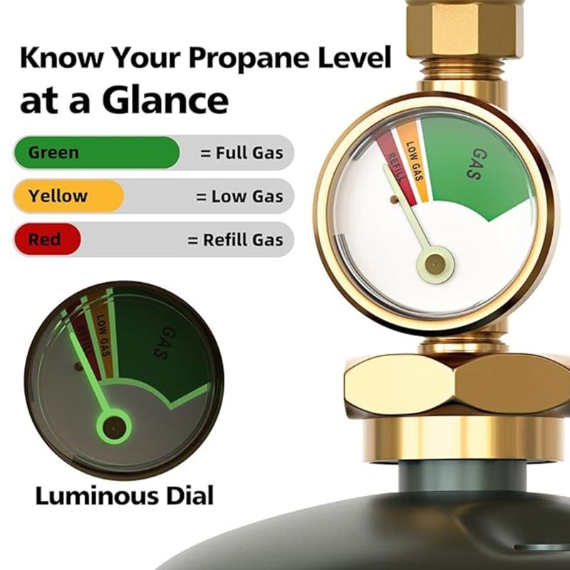 Универсальный соединитель для заправки пропаном с шлангом 3 фута для бесшовной заправки газовых баллонов и баллонов для гриль-плит