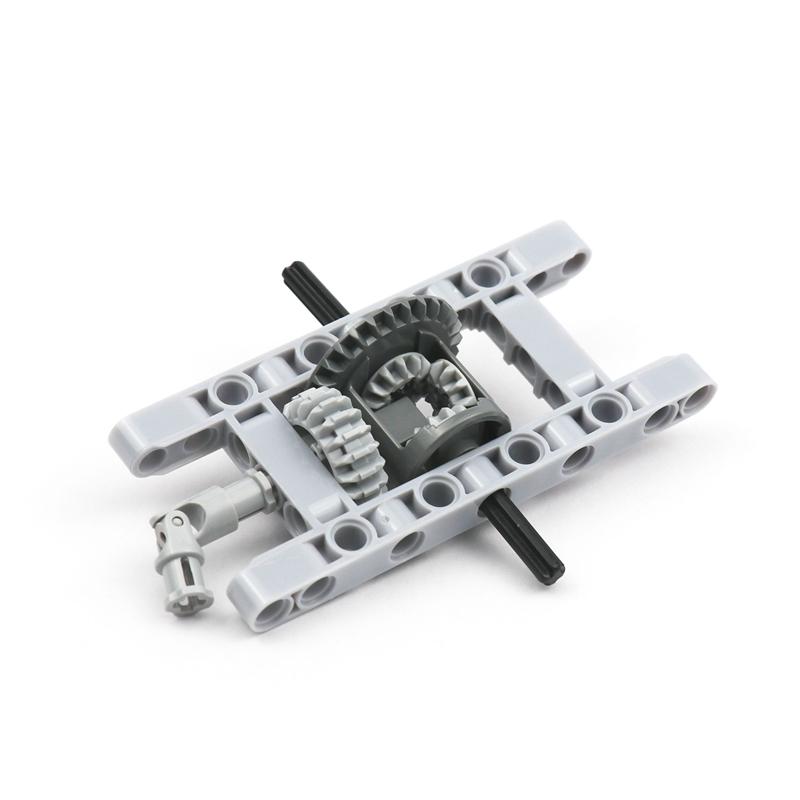 Новое поступление MOC Технические детали Строительные блоки Кирпичи Дифференциальные шестерни Наборы Технический Рамный Дифференциальный Набор Набор