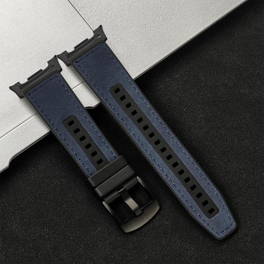 Кожаный силиконовый ремешок для Samsung Galaxy Watch 8/8 Classic 40 мм 44 мм 46 мм спортивный браслет для Galaxy Watch Ultra 2025 47 мм