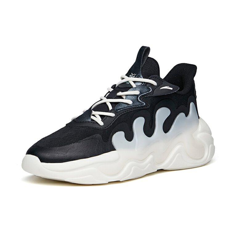 ANTA Chao Worship 2.0 Casual Shoes Women's Low Top Black/Ivory White 122138840-4