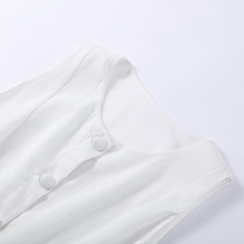 Элегантное длинное платье без рукавов, женское, облегающее, однотонное, с О-образным вырезом, однобортное, А-силуэтное, платья, лето 2025, новые женские модные платья