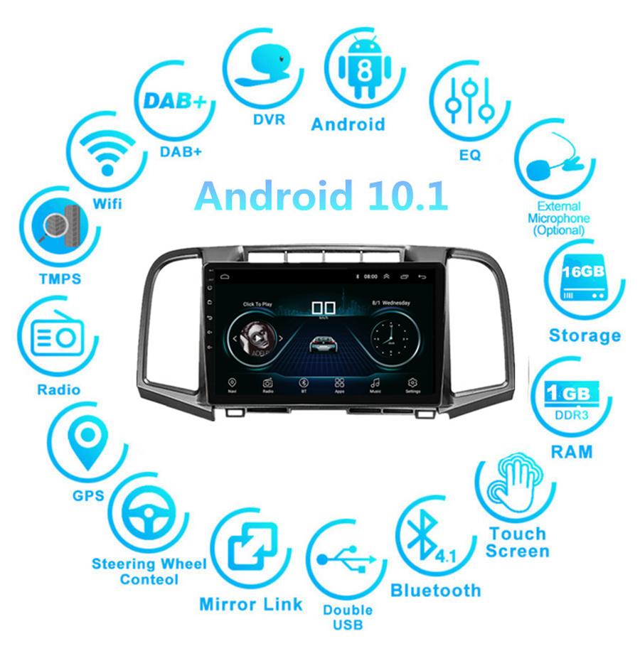 Toyota Venza 08-16 Car Radio - 9" Android 10.1