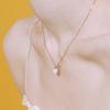 [Rosemont] Silver Mother-of-Pearl Heart Necklace Rc24B04J
