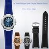 For Patek Philippe Sport Elegant Nautilus Series 5711/5712/5980 Waterproof Silicone Watch Strap for Men 25x13mm