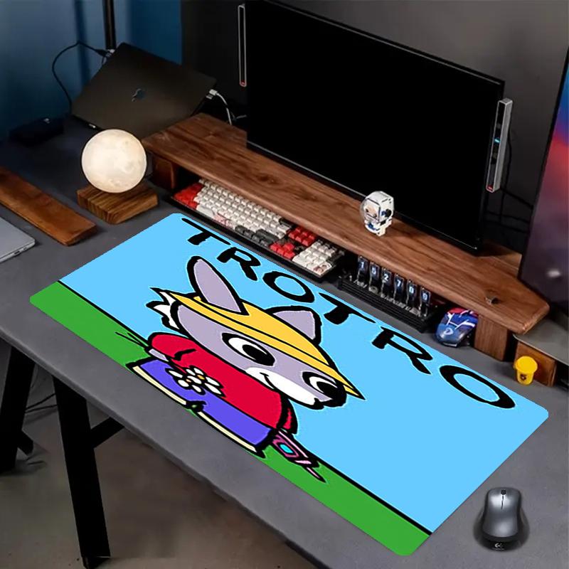 Trotro Theme Mouse Pad, Non Slip Rubber Base, Multifunctional Office & Home Decor, Perfect for Workspace Personalization.
