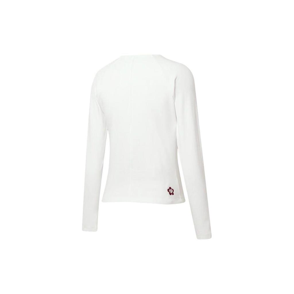 Nike Коллекция ко Дню святого Валентина Pure Logo V-образный вырез тренировочная повседневная футболка с длинным рукавом SS24 женские топы белые HF1133-100