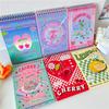 Kawaii Sweet Coil Time Management Notepad Cute Daily Weekly Planner Agenda Organizer Diary Journal Notebook Stationery