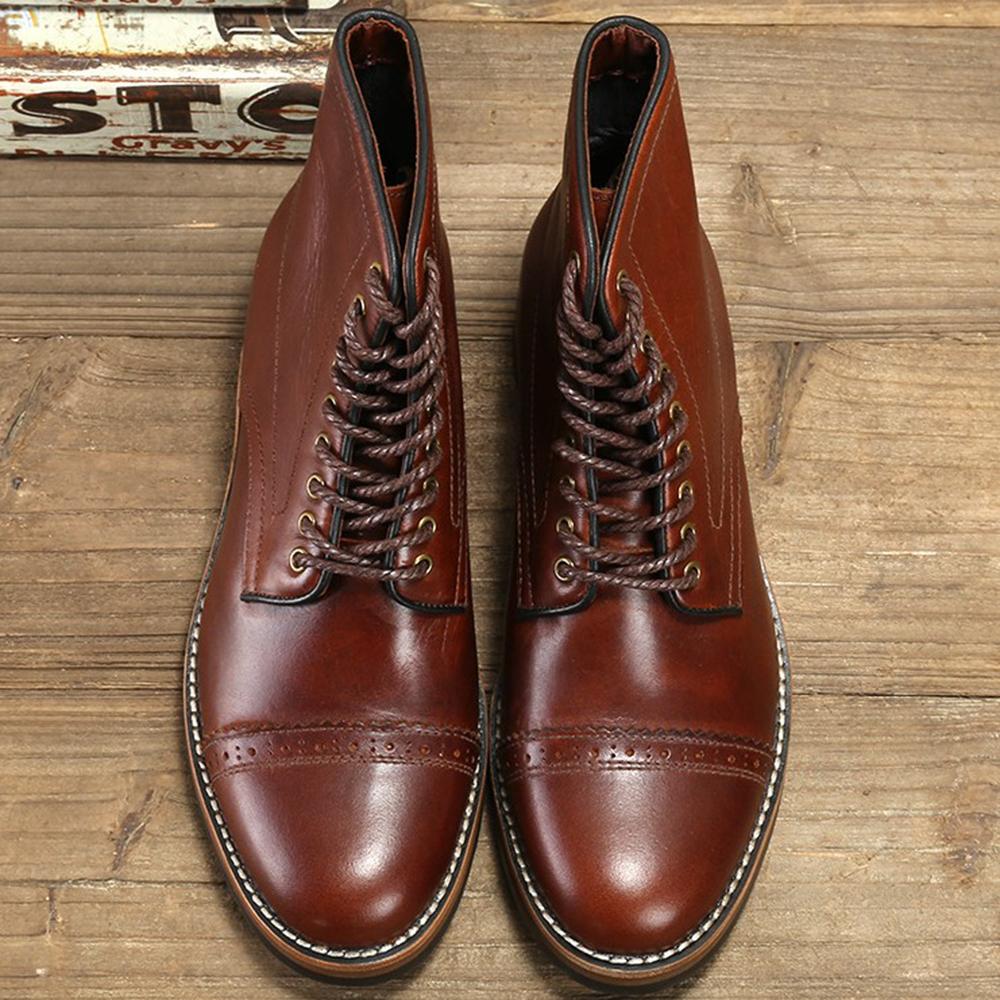 Мода 2025 Самые популярные ботинки челси из телячьей кожи Мужские Зимние ковбойские ботинки Мотоциклетные ботинки Мужская обувь Вестерн ботинки для мужчин