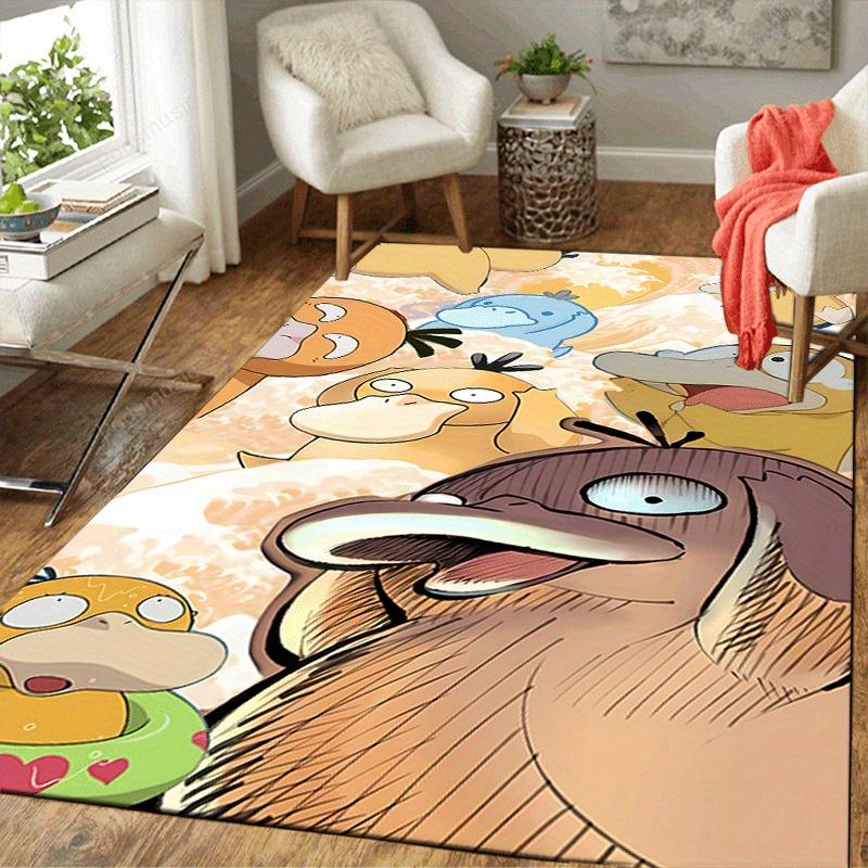 1 шт. Коврик с рисунком Pokémon, противоскользящий, не линяющий, устойчивый к пятнам