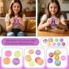Креативная игрушка для снятия стресса Случайный цвет Веселый сенсорный фиджет-мяч для снижения тревожности и улучшения концентрации Прочный материал для взрослых и детей