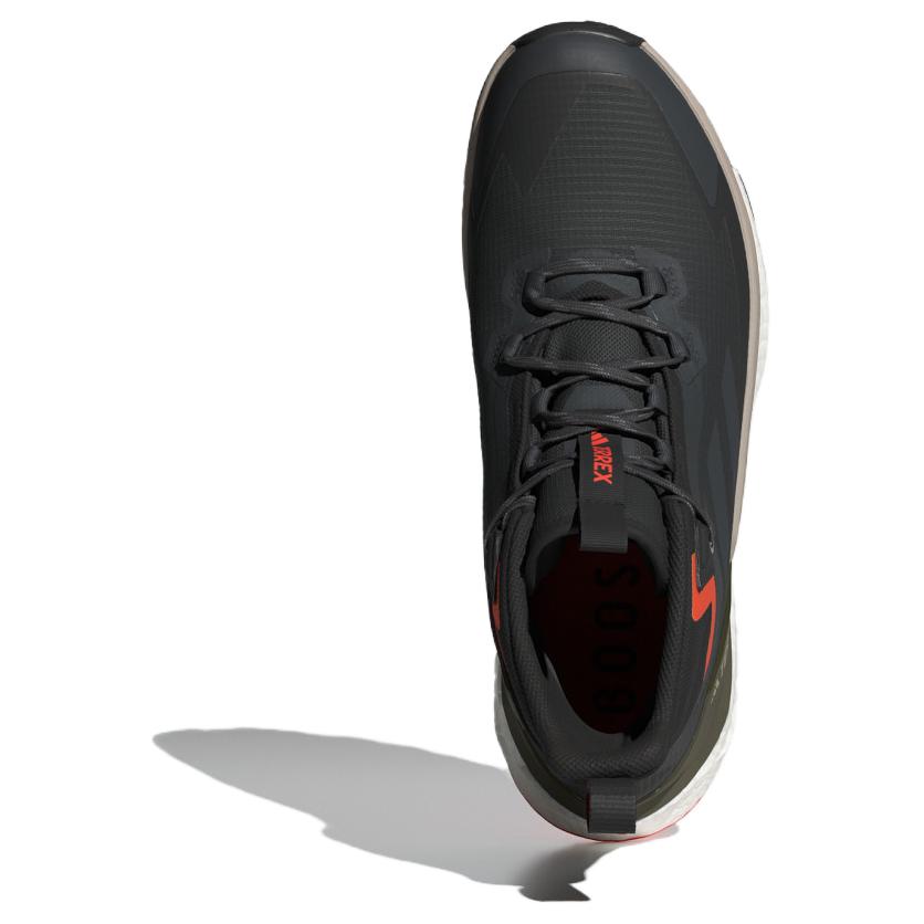 Adidas Terrex Free Hiker 2.0 GORE-TEX Carbon Grey Orange Мужские кроссовки Серо-шестицветные-черные IH0669