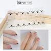 14Strips Gel Nail Stickers Floristic Gel Nail Polish Strips Nail Art Stickers  DIY Nail Art Making