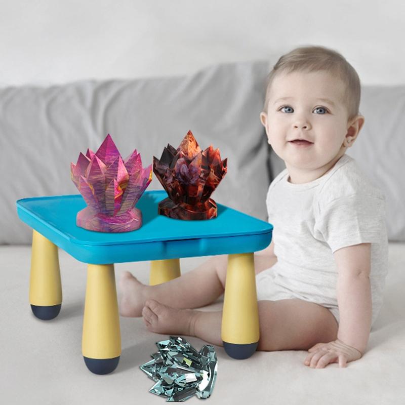 Crystal Cluster Mold Resin Simulation Original Stone UV Epoxy Resin Mold Handmade Decorations Crystal Stone Casting Mold