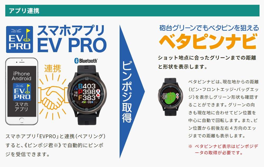 Asahi Golf GPS Гольф-навигация EAGLE VISION ACE PRO BK Тип часов Черный EV-337