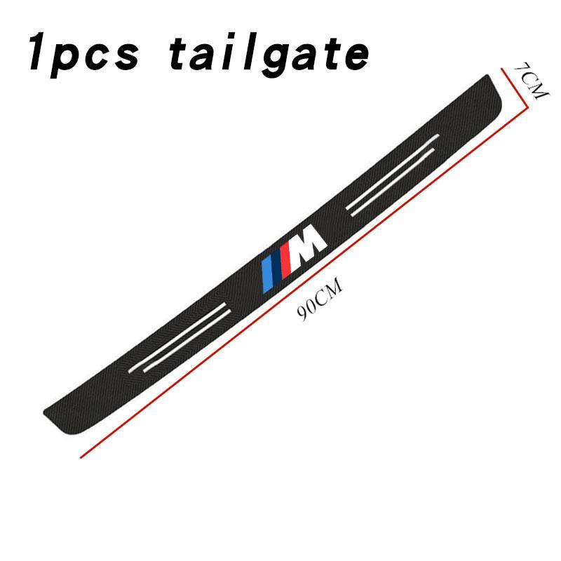 HBSW4 Car Carbon Fiber Door Sill Protector Sticker For BMW M Power X1 e84 X3 f25 X5 e53 x6 e71 ix3 i3 320i 330d M4 1 3 5 Series