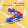 adidas Predator Club TF Обувь для искусственного газона Нескользящая Прочная Низкая Футбольная обувь Детская футбольная обувь Синяя Белая Оранжевая IF6421