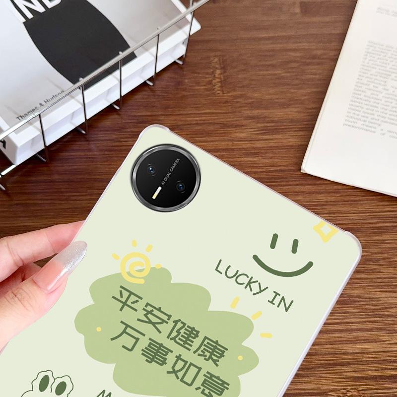 Жесткий чехол-накладка Huawei MatePad Mini в ретро-китайском стиле - Прозрачный с мультяшным дизайном