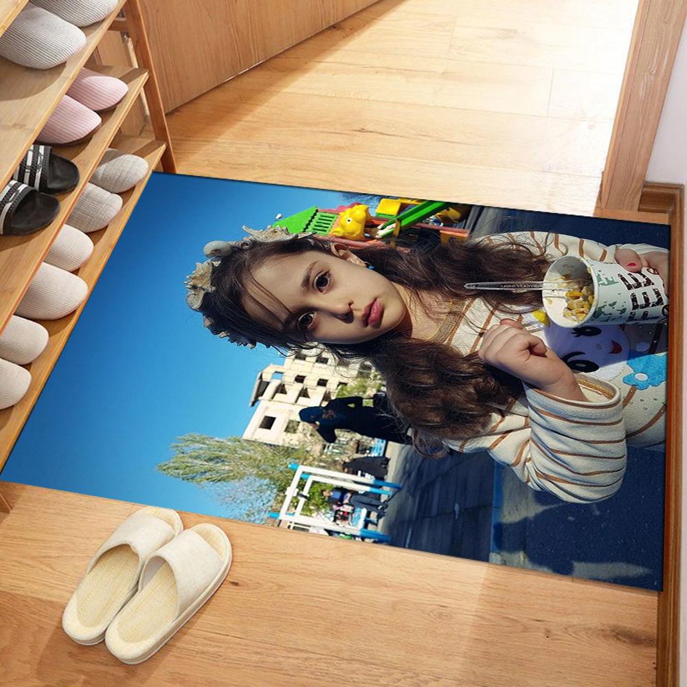 Customize Photo Personalized picture Area Rug Perfect for Living Rooms Playrooms Outdoor Decorate room Antislip Carpet Anime Office Decor