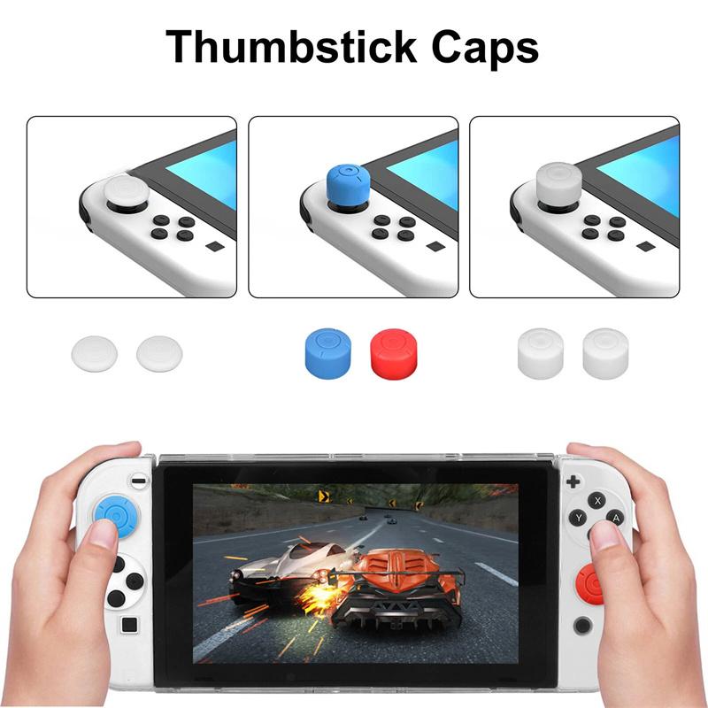 Чехол для переноски + Защитный чехол + Закаленное стекло Для Nintendo Switch Oled 13 в 1 Комплект аксессуаров