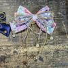 Japanese Style Kimono Barrettes Sweet Bowknot Hair Clip Creative Side Clip  Girl