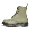 Dr. Martens Женские ботильоны на шнуровке с круглым носком и массивным каблуком, зеленые 31693357