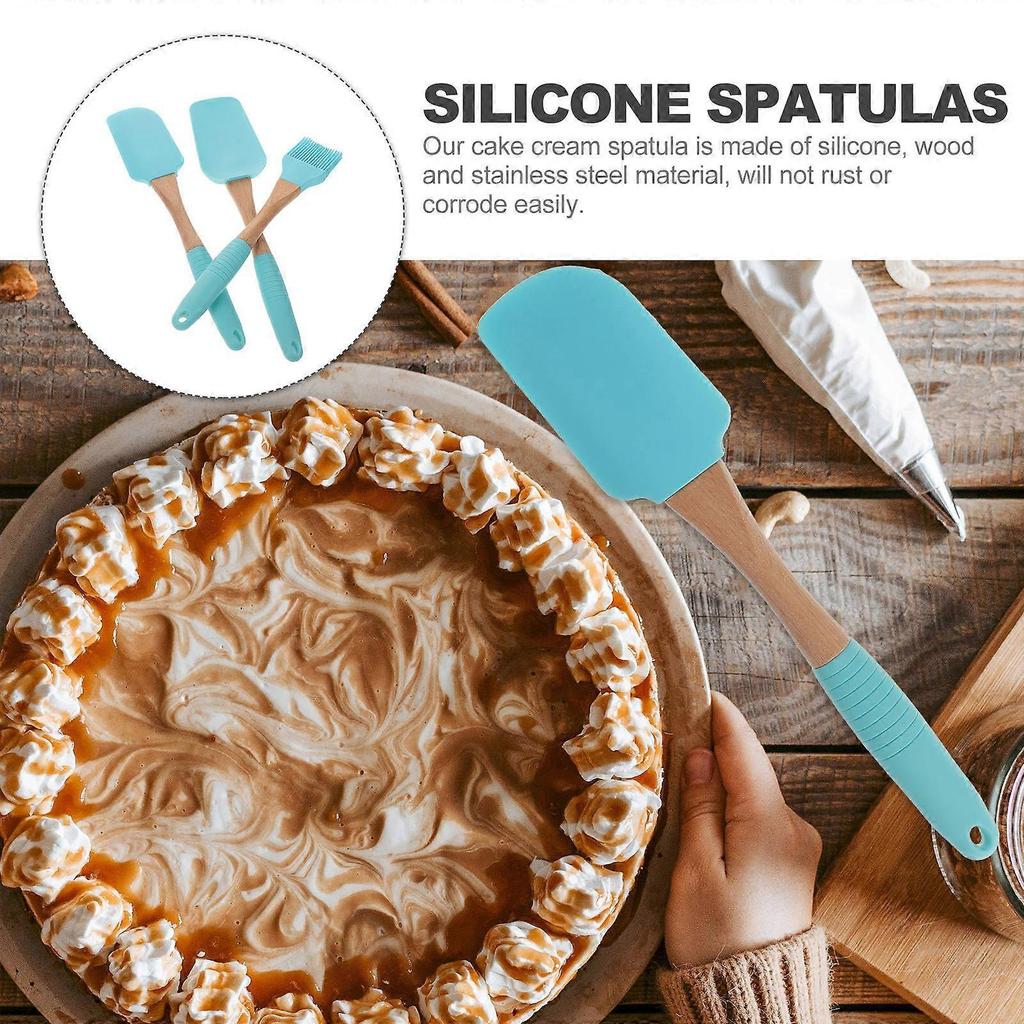 Silicone Cake Spatula for Kitchen Use 4Sets Pastry Brush