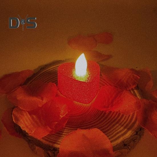 12Pcs Flickering Flameless Candle Lights Battery Operated LED Tea Light Realistic Wicks Light Decoration for Home Table Decor