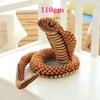 1 шт. Имитация кобры и питона, плюшевые игрушки, куклы, мягкая набивная игрушка в виде животного для детей, забавный подарок на день рождения, Рождество