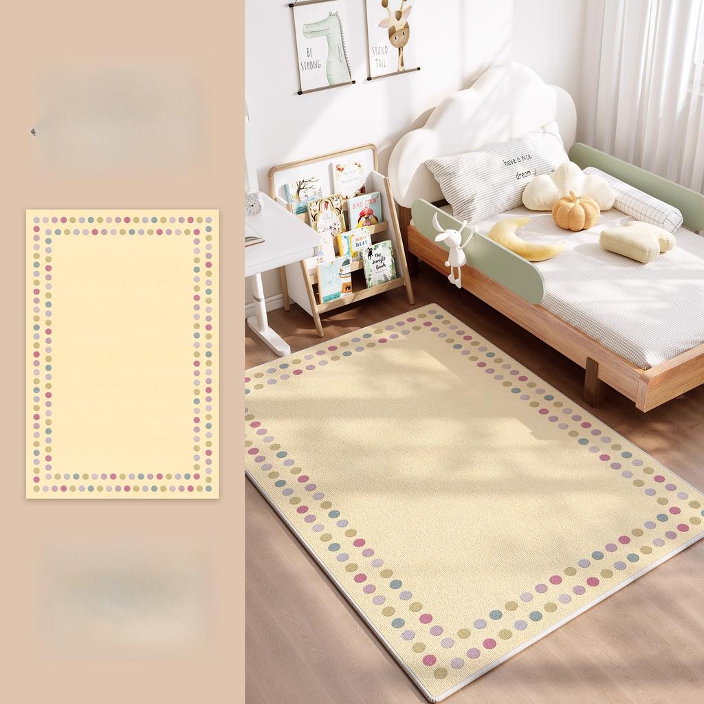 Colorful Polka Dots Carpets for Living Room Fluffy Soft Study Rug Large Area Bedroom Decor Carpet Thick Plush Lounge Floor Mat