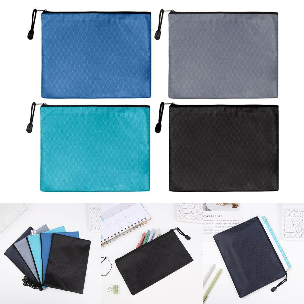Bag Test Paper Storage Bag Information Bag Waterproof Pen Bag Document Bag Zipper Pencil Case